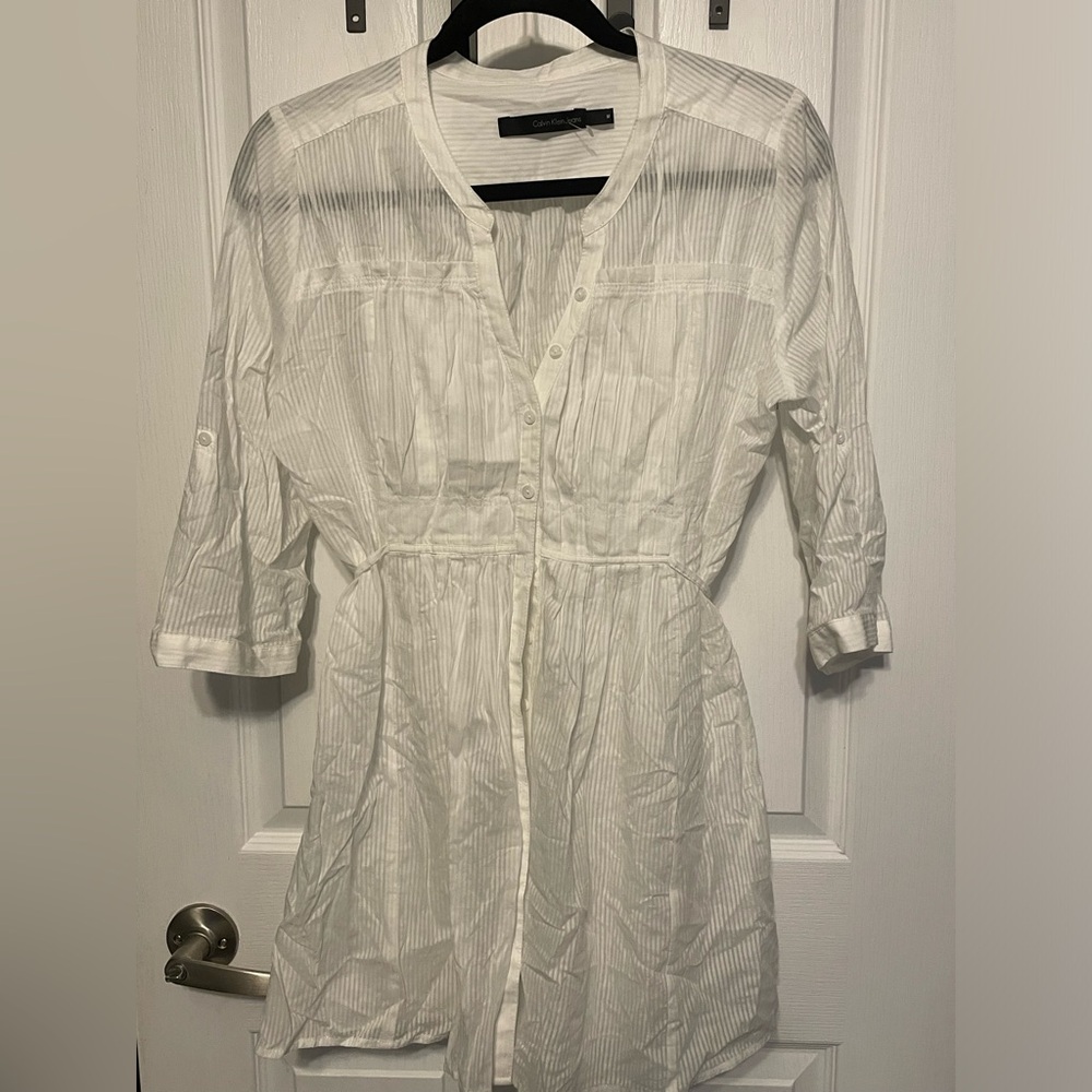 Calvin Klein white tunic.